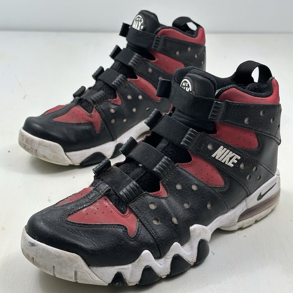 Nike Air Max 2 CB ‘94 Basketball Shoes Men's Size 10.5 FN6248-001 Black Gym Red